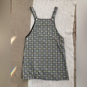 H and M Checked Overall Dress
